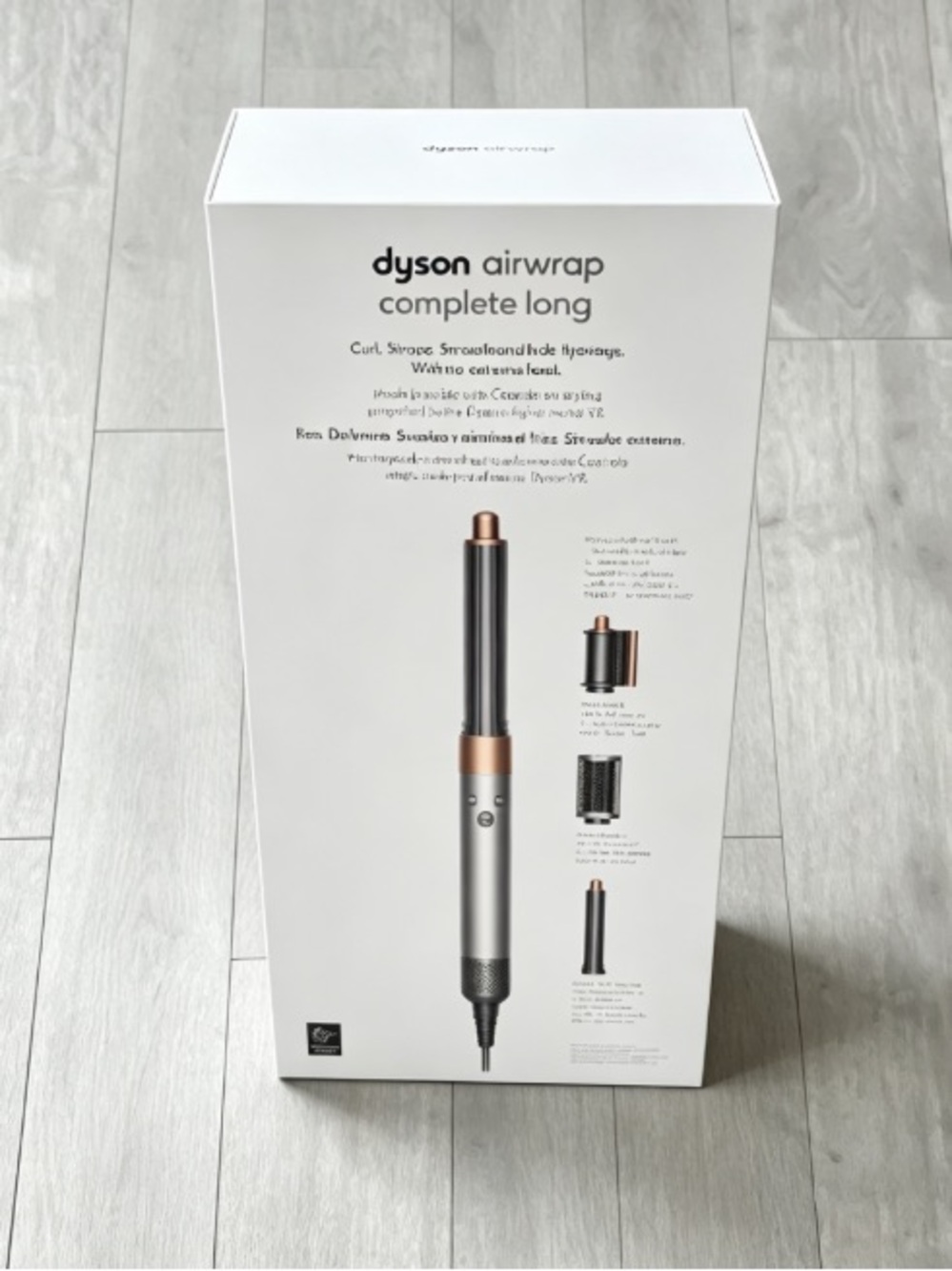 Dyson Airwrap Complete Long in Silver and Copper